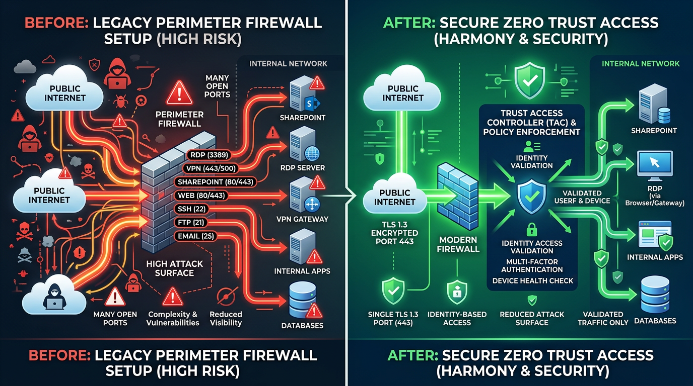 Before and After: Attack Surface Reduction with TAC